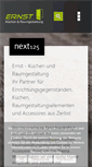 Mobile Screenshot of kuechenernst.de